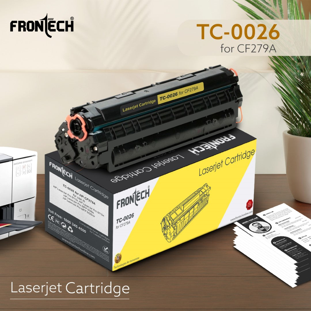 Frontech CF279A Toner Cartridge | Compatible with HP LaserJet Pro M12 & MFP M26 Series (TC-0026) Frontech CF279A Toner Cartridge | Compatible with HP LaserJet Pro M12 & MFP M26 Series (TC-0026)